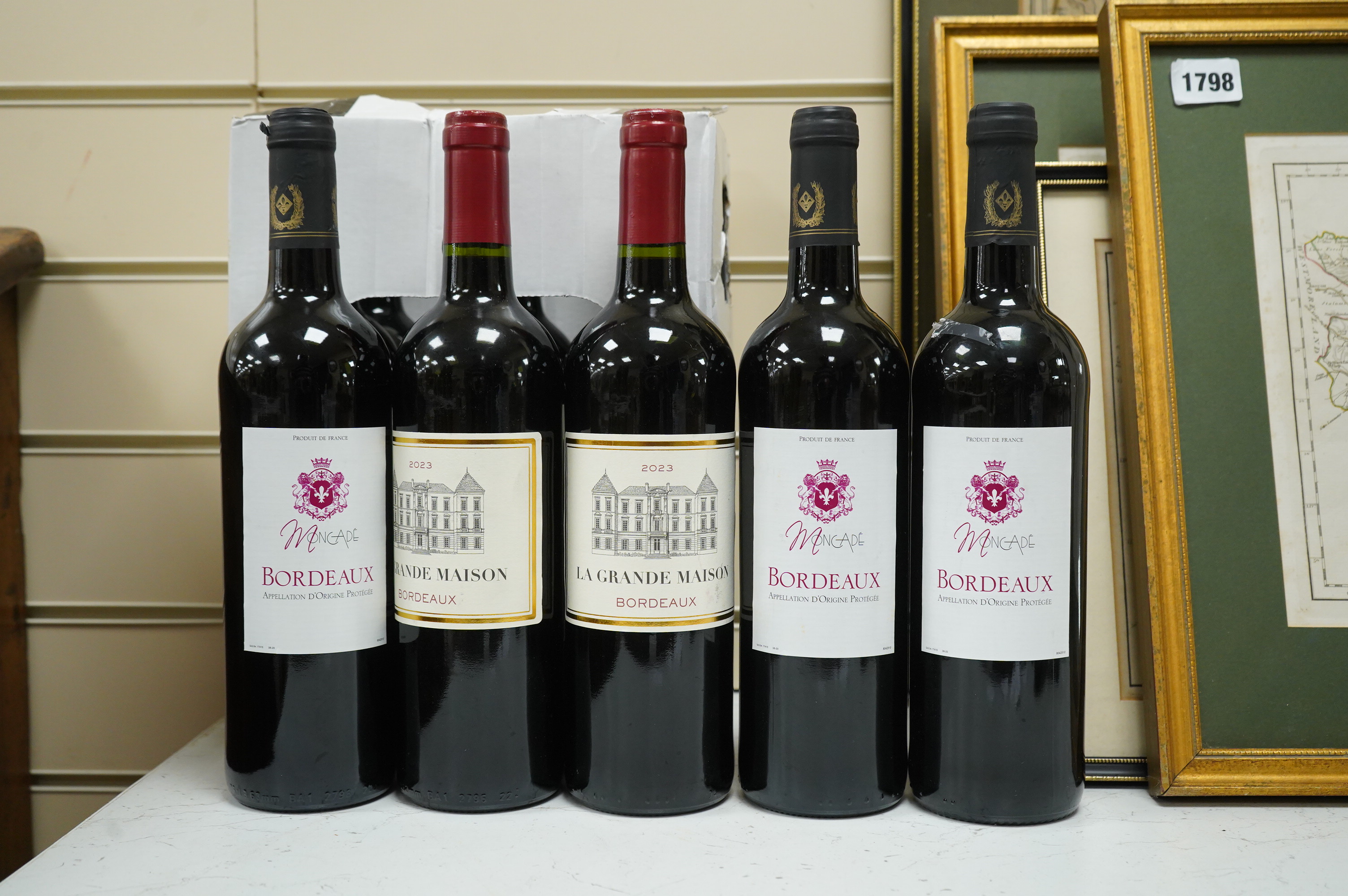 Six bottles of Croix de ceyssac, 2023 and another five bottles of various red wine